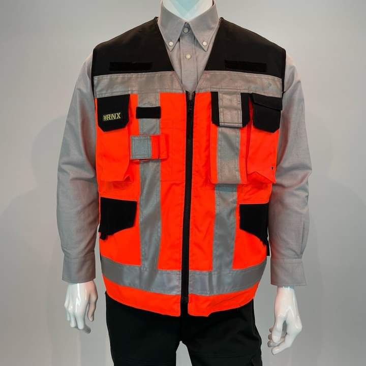 Geólogo de seguridad personalizable bolsillos y reflectante.